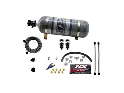 Nitrous Express Hitman EFI Single Nozzle Piranha Nitrous Kit 35-75HP - 20001-12