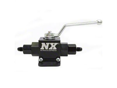 Nitrous Express Lightweight Billet In-Line Valve 1.5in I.D 4AN Fitting - 15159-4