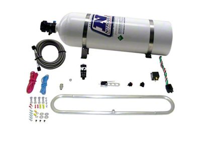 Nitrous Express N-Tercooler Spray Ring Nitrous System; 15 lb. Bottle (Universal; Some Adaptation May Be Required)