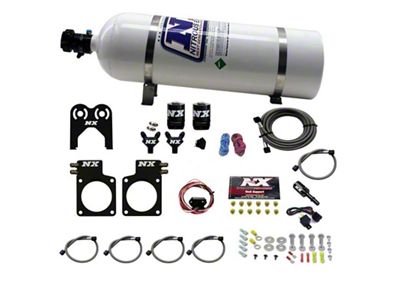 Nitrous Express Nissan GT-R Nitrous Plate Kit 35-300HP w/15lb Bottle - 20717-15