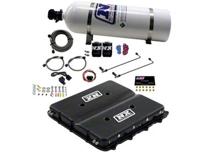 Nitrous Express Nitrous Kit w/Billet LT4 Supercharger Lid w/15lb Bottle - 20939-15