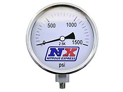 Nitrous Express Nitrous Pressure Gauge 4in-High Accuracy - 15540