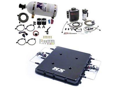 Nitrous Express Nitrous & Water Injection Kit w/Billet LT4 Supercharger - 20939BMF-10