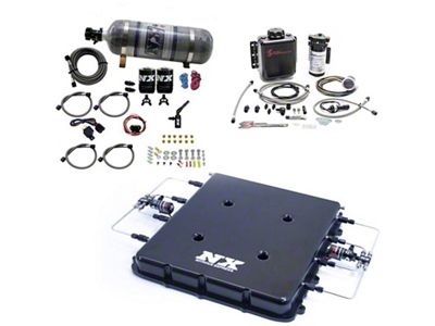 Nitrous Express Nitrous & Water Injection Kit w/Billet LT4 Supercharger - 20939BMF-12