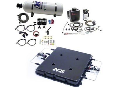 Nitrous Express Nitrous & Water Injection Kit w/Billet LT4 Supercharger - 20939BMF-15