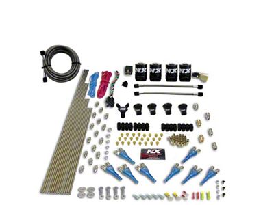 Nitrous Express Pro-Shk/Gas Nitrous Kit 200-600HP 4 Solenoids w/o Bottle - 92006-00