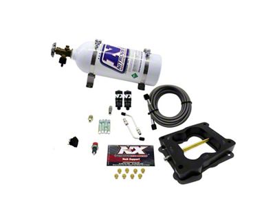 Nitrous Express Q-Jet/Holley Spread Bore Hitman Nitrous Kit 100-150-200HP w/5lb - 40080-05