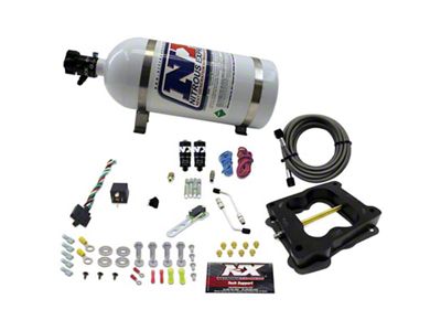 Nitrous Express Q-Jet/Holley Spread Bore Hitman Plus Nitrous Kit 50-200HP - 40081-10