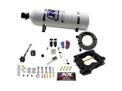 Nitrous Express Q-Jet/Holley Spread Bore Hitman Plus Nitrous Kit 50-200HP - 40081-15