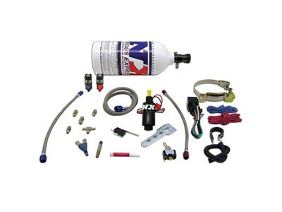 Nitrous Express Single Cyl Piranha Nitrous Kit w/2.5lb Bottle - 60011P