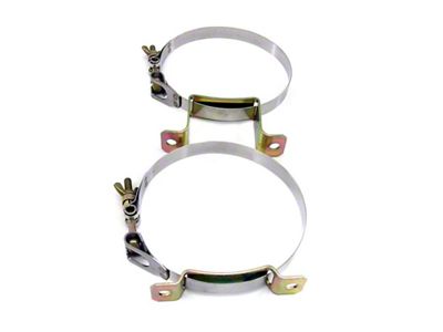 Nitrous Express Stainless Steel Bottle Brackets for 12lb Composite Bottles - 11106C
