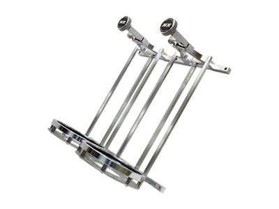 Nitrous Express Stand Up Dual Billet Bottle Bracket for 15lb - 11208SB-15