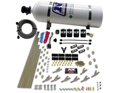 Nitrous Express STD Nozzle Nitrous Kit w/12lb Composite Bottle - 80018-15