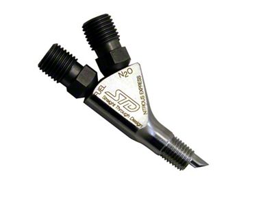 Nitrous Express Straight Thru Design Nozzle w/Fittings Replaces Any 1/16 - 80018
