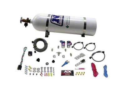 Nitrous Express Sub C Nitrous Kit 25-35-50HP w/15lb Bottle - 20916-15