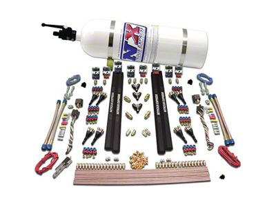 Nitrous Express SX2 Dual Stage/Alcohol - 8 Solenoid Nitrous Kit - 90095-15