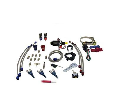 Nitrous Express Three Cyl Piranha Nitrous Kit w/o Bottle - 60033-00P