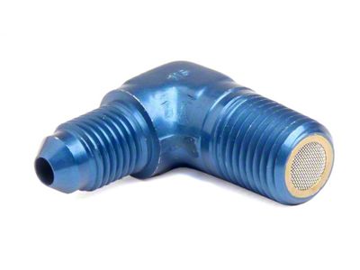NOS Nitrous Filter High Pressure; N20 Filter; 1/4 in. NPT x -4AN; 90 deg.; Blue; - 15562