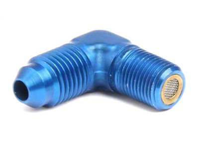 NOS Nitrous Filter High Pressure; N20 Filter; 1/8 in. NPT x -4AN; 90 deg.; Blue; - 15572