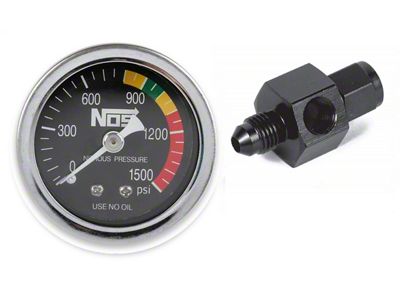 NOS Nitrous Oxide Pressure Gauge - 15921