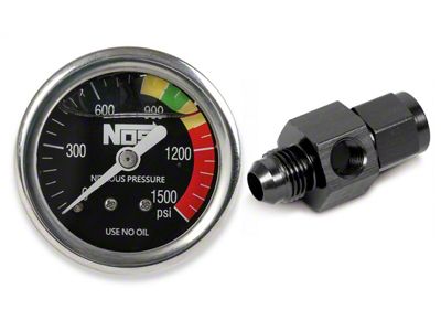 NOS Nitrous Oxide Pressure Gauge - 15929