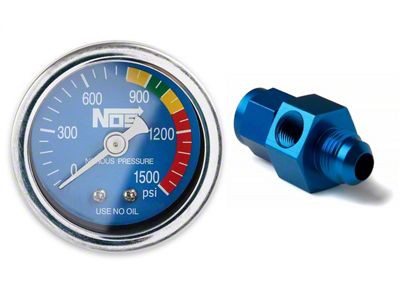 NOS Nitrous Oxide Pressure Gauge - 15934