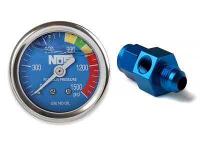 NOS Nitrous Oxide Pressure Gauge - 15938