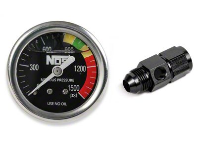 NOS Nitrous Oxide Pressure Gauge - 15949
