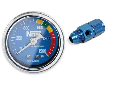 NOS Nitrous Oxide Pressure Gauge - 15950