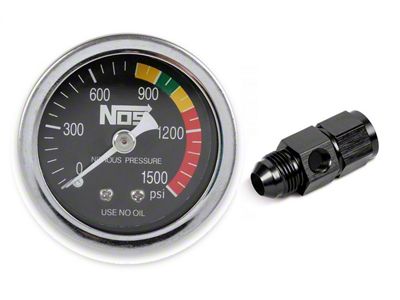 NOS Nitrous Oxide Pressure Gauge - 15951
