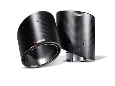 Akrapovic 08-14 Mitsubishi Lancer Evolution / Nissan 370Z Tail Pipe Set Carbon - TP-NIZ34-C