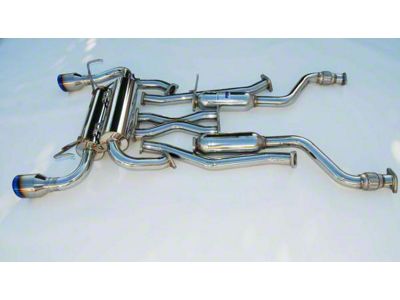 Invidia 09+ 370Z Gemini Rolled Titanium Tip Cat-back Exhaust - HS09N7ZGID