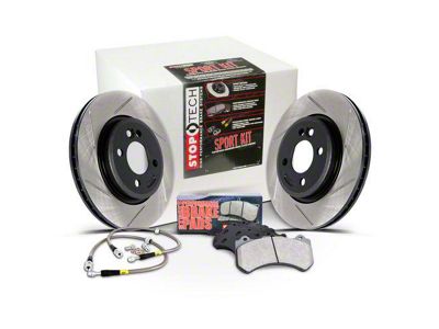 StopTech Sport Axle Pack; Slotted; Rear - 977.42008R