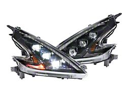 Morimoto XB LED Headlights; Black Housing; Clear Lens (09-20 370Z)