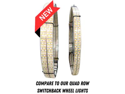 North Georgia Lighting Sequential Switchback LED Wheel Lights; 8-Row (Universal; Some Adaptation May Be Required)