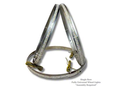 North Georgia Lighting Sequential Switchback LED Wheel Lights; Single Row (Universal; Some Adaptation May Be Required)