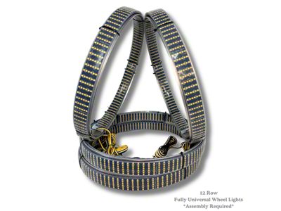 North Georgia Lighting Supreme Sequential Switchback LED Wheel Lights; 12-Row (Universal; Some Adaptation May Be Required)