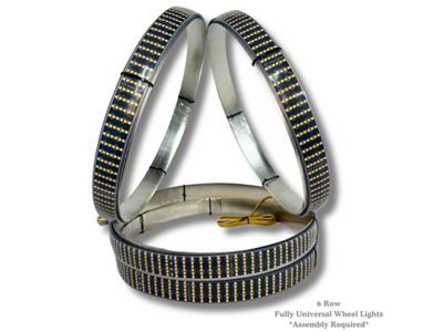 North Georgia Lighting Supreme Sequential Switchback LED Wheel Lights; 6-Row (Universal; Some Adaptation May Be Required)