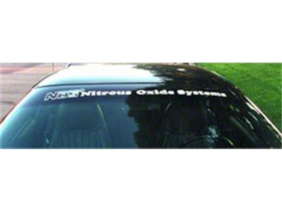 NOS Decal; Windshield Decal; - 19120 -