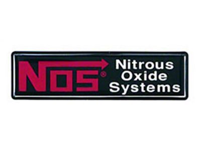 NOS Emblem; Dash; 2.75 in. Long; - 19150;