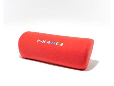NRG Innovations Bucket Seat Extra Firm Half Moon Lumbar Support Red - SC-LC RD