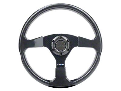 NRG Innovations Carbon Fiber Steering Wheel 350mm - ST-012CF