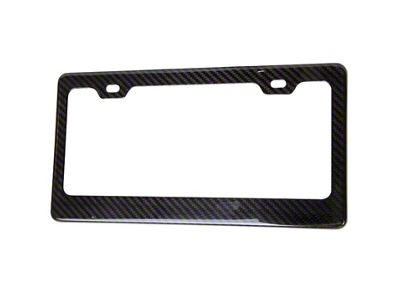 NRG Innovations License Plate Frame - Carbon Fiber - CARB-P100