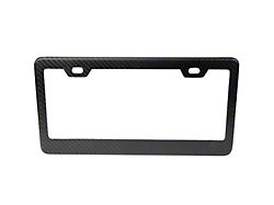 NRG Innovations License Plate Frame - Dry Carbon Fiber - CARB-P100M