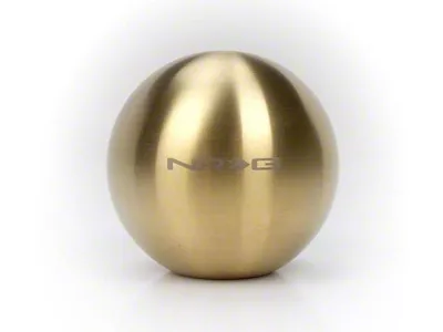 NRG Innovations Chrome Gold Titanium Round Shifter Heavy Weight - SK-350GD