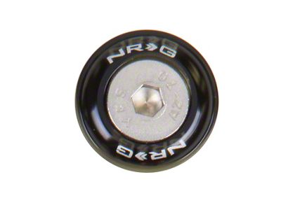 NRG Innovations Fender Washer Kit w/Rivets For Metal Black - Set - FW-110BK