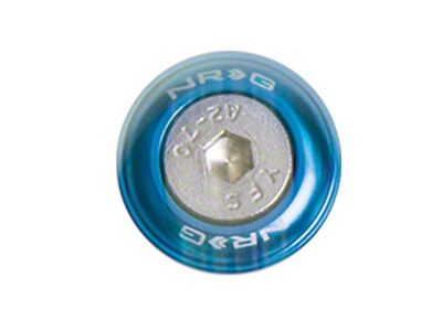 NRG Innovations Fender Washer Kit w/Rivets For Metal Blue - Set - FW-110BL