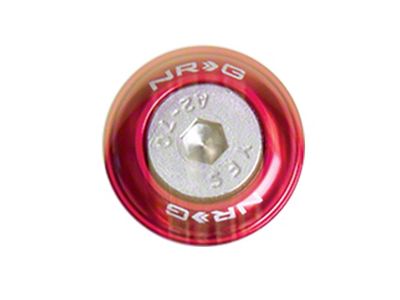 NRG Innovations Fender Washer Kit w/Rivets For Metal Red - Set - FW-110RD