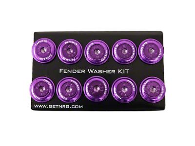 NRG Innovations Fender Washer Kit w/Color Matched M6 Bolt Rivets For - FW-150PP