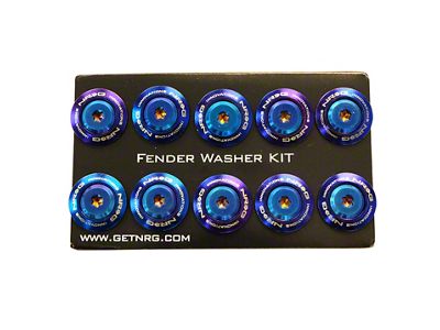 NRG Innovations Fender Washer Kit TI Series M6 Bolts For Plastic - FW-200TT